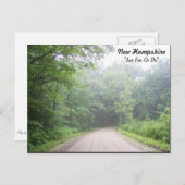 New Hampshire "Live Free or Die" Postkarte (Vorne/Hinten)