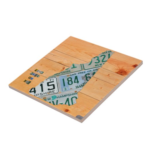 New Hampshire Lizenz-Platten-Karten-Keramik-Fliese Fliese (Seite)