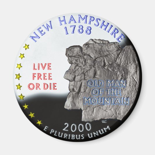 New Hampshire Magnet (Vorne)