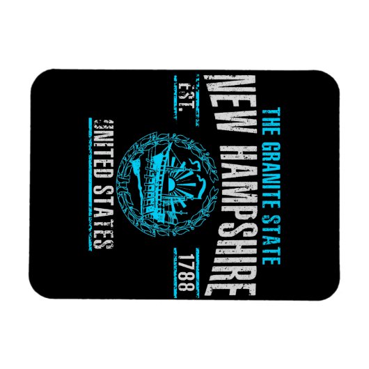New Hampshire Magnet (Horizontal)