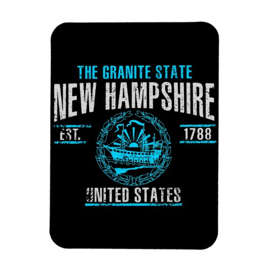 New Hampshire Magnet (Vertikal)
