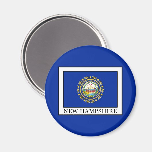 New Hampshire Magnet (Vorderseite/Rückseite)
