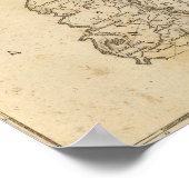 New Hampshire Map von Arrowsmith Poster (Ecke)