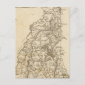 New Hampshire Map von Arrowsmith Postkarte (Vorderseite)