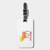 New Hampshire Moose Gepäckanhänger (Vorderseite vertikal)