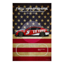 New Hampshire Motor Speedway Poster