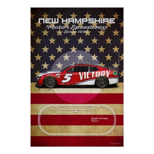 New Hampshire Motor Speedway Poster (Vorderseite)