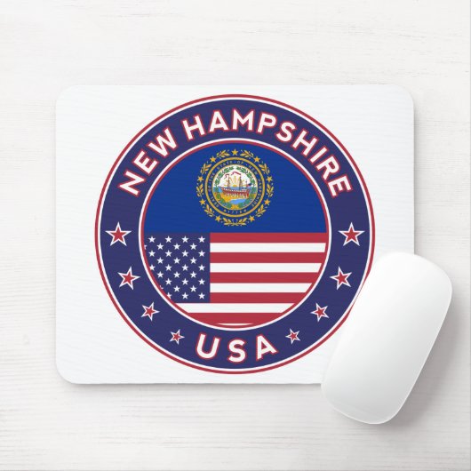New Hampshire Mousepad (Mit Mouse)