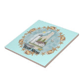 New Hampshire Muscheln Lighthouse Tile Fliese (Seite)
