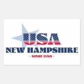 New Hampshire My Zuhause Staat Sticker (Vorderseite)
