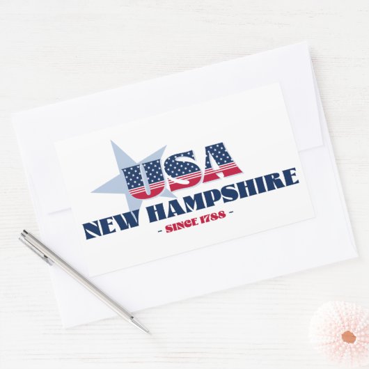 New Hampshire My Zuhause Staat Sticker (Umschlag)