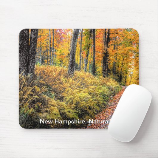 New Hampshire Naturally Mousepad (Mit Mouse)