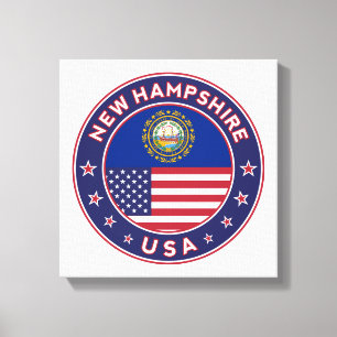 New Hampshire, New Hampshire Leinwand, Poster Leinwanddruck