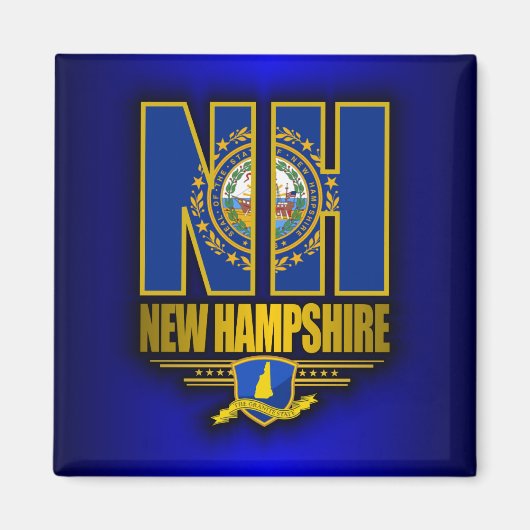 New Hampshire (NH) Magnet (Vorne)