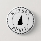 New Hampshire Notary Public Button (Vorderseite)