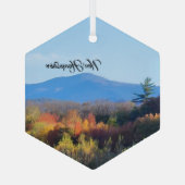 New Hampshire Ornament Aus Glas (Rückseite)