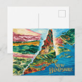New Hampshire Park/Garten Postkarte (Vorne/Hinten)