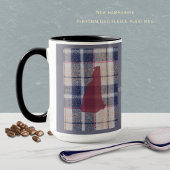 New Hampshire Plaid With State Outline Mug Tasse