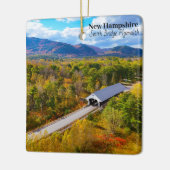 New Hampshire Plymouth Smith Bridge Keramikornament (Links)