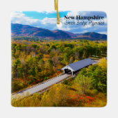 New Hampshire Plymouth Smith Bridge Keramikornament (Vorderseite)