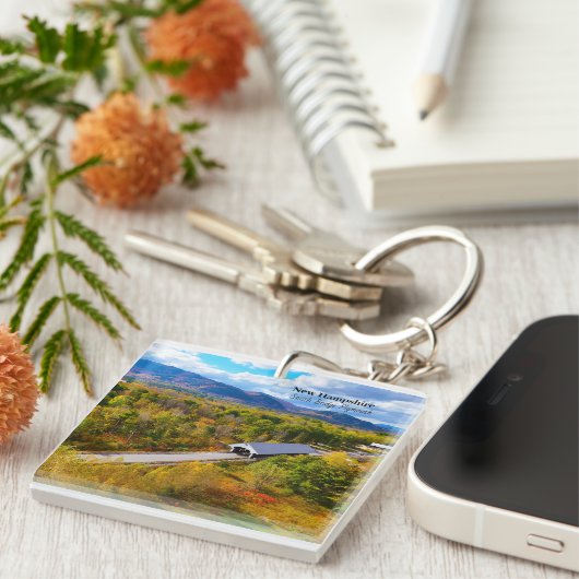 New Hampshire Plymouth Smith Bridge Schlüsselanhänger (Vorderseite rechts)