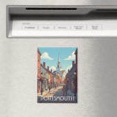 New Hampshire Portsmouth Travel Magnet (In Situ (Geschirrspüler))