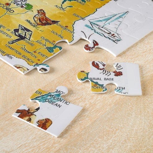 New Hampshire Postcard Karte Jigsaw Puzzle (Seite)