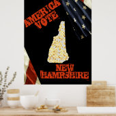 NEW HAMPSHIRE POSTER (Küche)