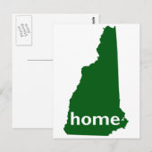 New Hampshire Postkarte (Vorne/Hinten)
