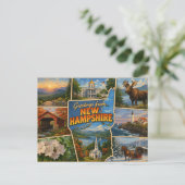 New Hampshire Postkarte (Stehend Vorderseite)