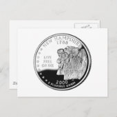 New Hampshire Postkarte (Vorne/Hinten)