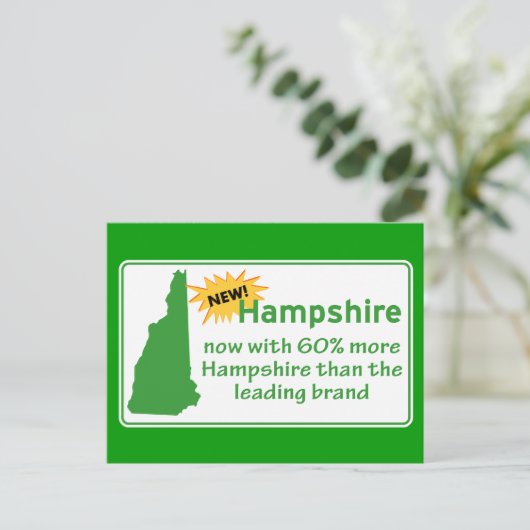 New Hampshire Postkarte (Stehend Vorderseite)
