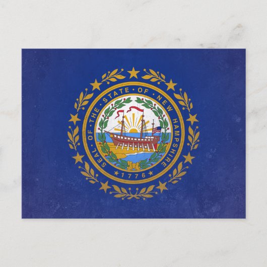 New Hampshire Postkarte (Vorderseite)