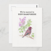 New Hampshire Postkarte (Vorne/Hinten)