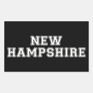 New Hampshire Rechteckiger Aufkleber