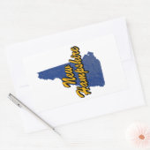 New Hampshire Rechteckiger Aufkleber (Umschlag)