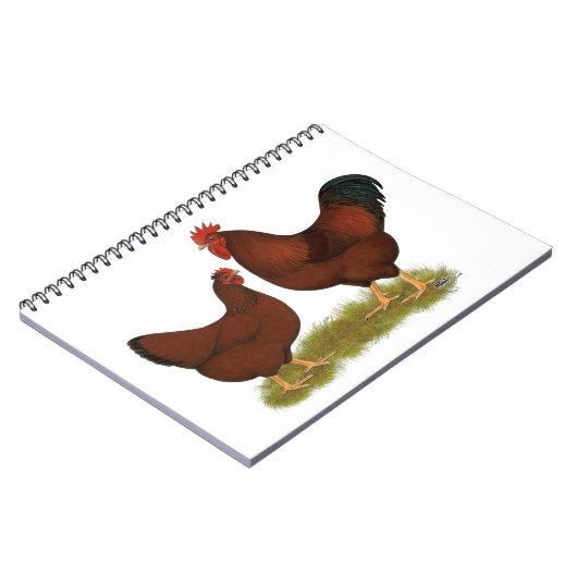 New Hampshire Reds Notizblock (Linke Seite)