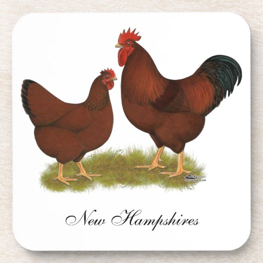New Hampshire Reds Untersetzer (Vorderseite)