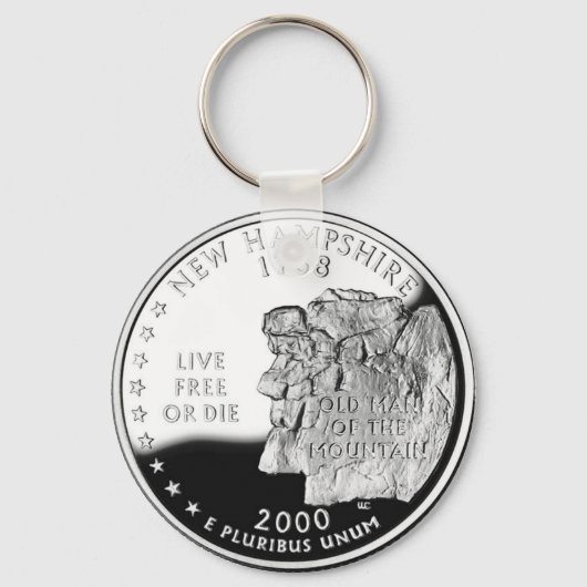 New Hampshire Schlüsselanhänger (Vorderseite)