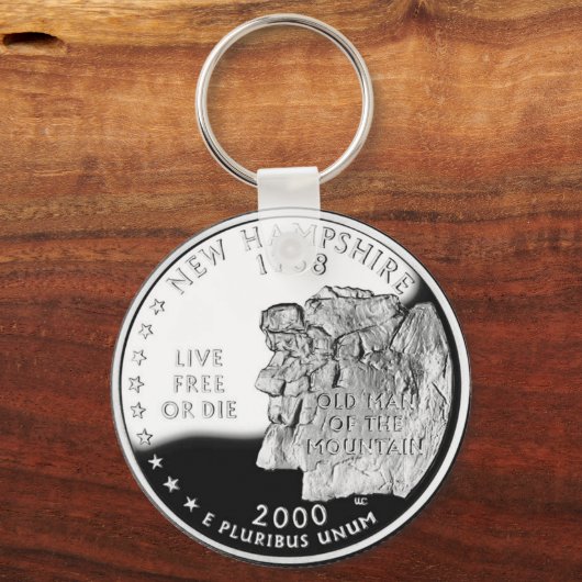 New Hampshire Schlüsselanhänger (Vorderseite)