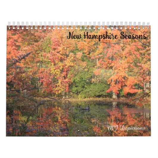 New Hampshire Seasons Calendar Kalender (Titelbild)