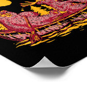 New Hampshire Shirt Funny Canoe Moose Elk Bear Lak Poster (Ecke)