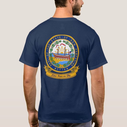 New Hampshire Siegel T-Shirt (Rückseite)