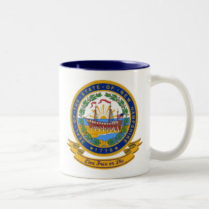 New Hampshire Siegel Zweifarbige Tasse