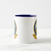 New Hampshire Siegel Zweifarbige Tasse (Mittel)