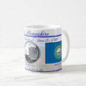 New Hampshire Staat Gedenk Kaffeetasse (VorderseiteRechts)
