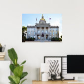 New Hampshire Staat House, Concord Poster (Heimbüro)