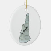 New Hampshire Staat Illustration Malerei Keramik Ornament (Rechts)