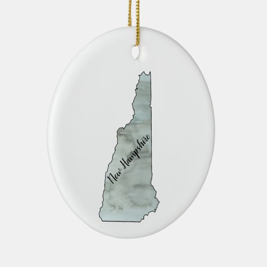 New Hampshire Staat Illustration Malerei Keramik Ornament (Rechts)