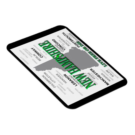 New Hampshire Staat Magnet (Rechte Seite)